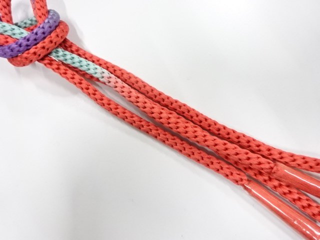 未使用品　正絹　手組帯締め
